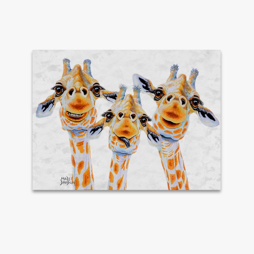You Make Me Smile the Giraffes - Original Prints - Image 1
