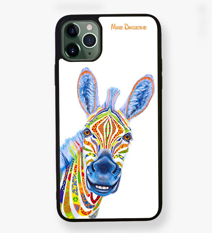 Zeus-19.jpg Zeus the Zebra - iPhone Case - Image 1