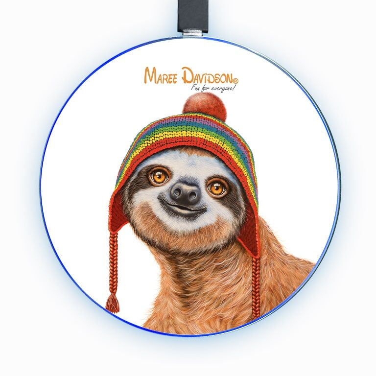 Ziggy the Sloth - Wireless Phone Charger - Image 1