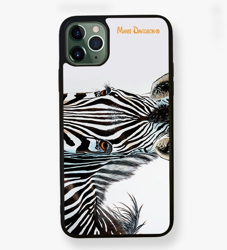 Zuri the Zebra - iPhone Case - Image 1