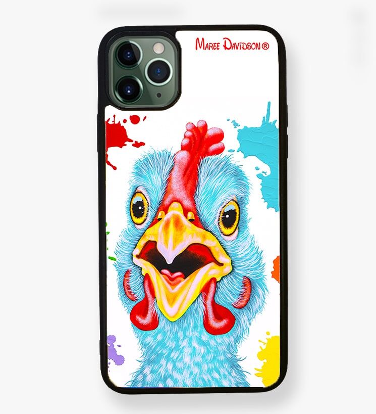 Lenny The Blue Chicken - iPhone Case Cover - Image 1
