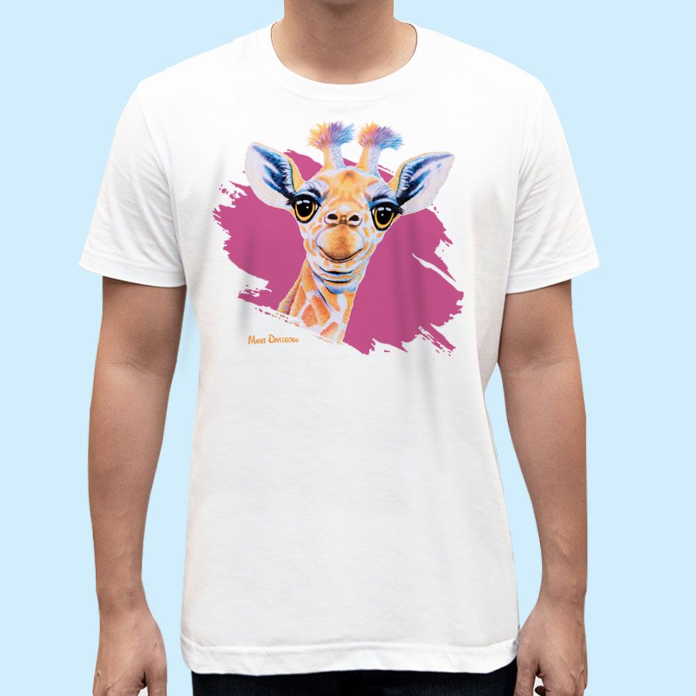 Bobby the Baby Giraffe - Unisex T-Shirts - Image 1