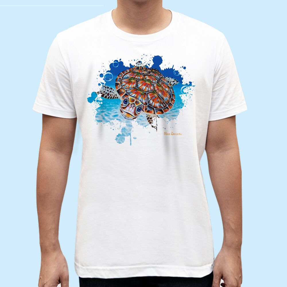 Bubbles the Turtle - Unisex T-Shirts - Image 1
