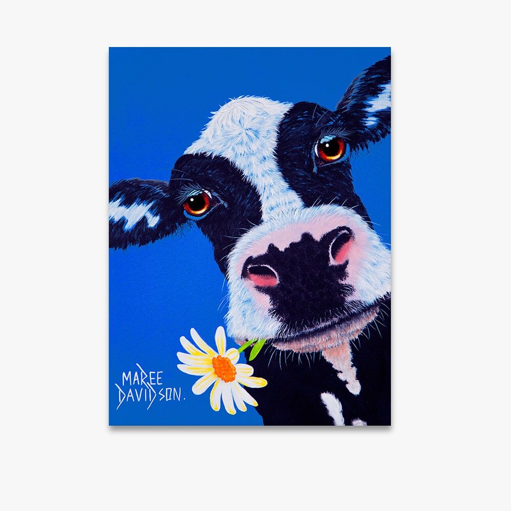 Daisy the Cow - Canvas Print - Image 1