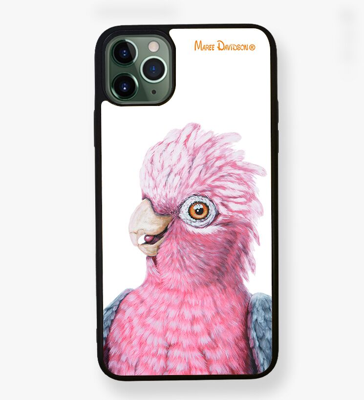 Dixie the Galah Bird - iPhone Case - Image 1