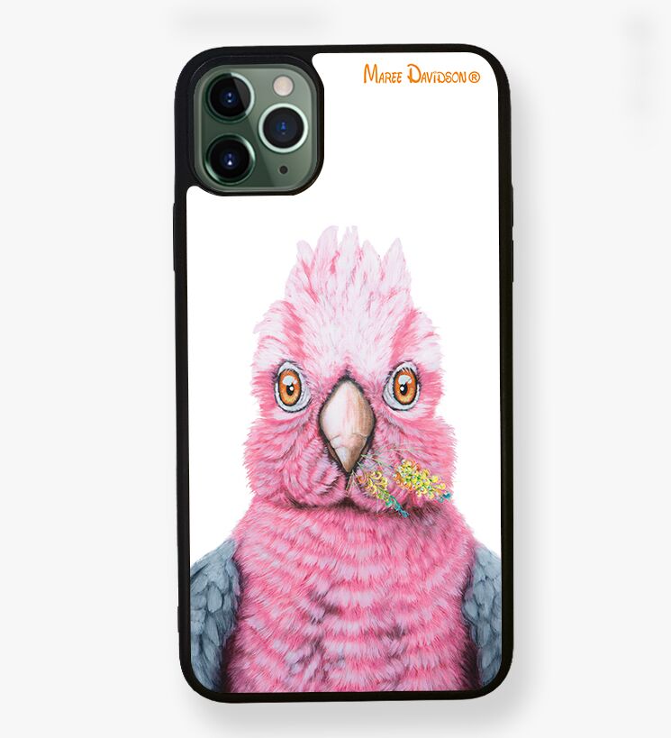 Trixie the Galah Bird - iPhone Case - Image 1