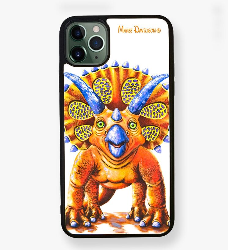 Toppa The Triceratops - iPhone Case Cover - Image 1