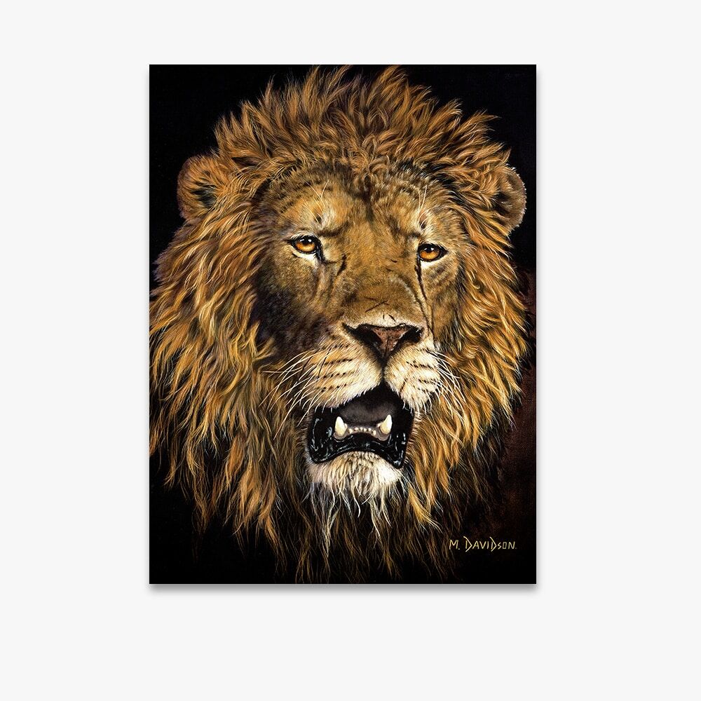 old-hero-5.jpg Old Hero the Lion - Canvas Print - Image 1