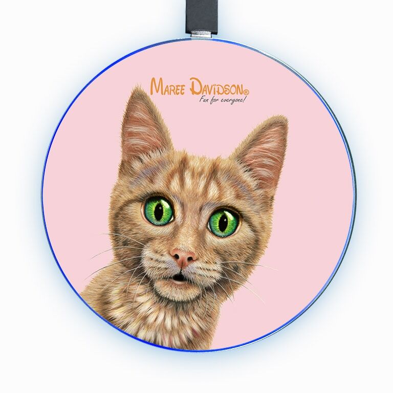 Tigger the Ginger Cat - Wireless Phone Charger - Image 1