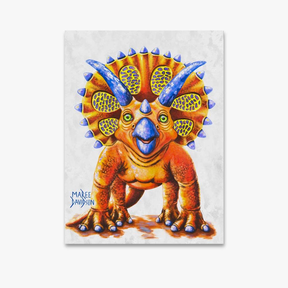 toopa-EMB.jpg Toppa the Triceratops - Original Prints - Image 1