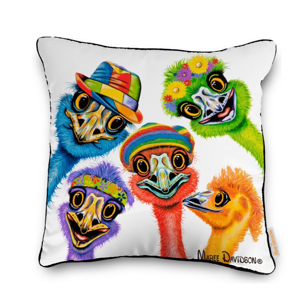We Still Call Australia Home the Emus - Cushion Cover - Image 1