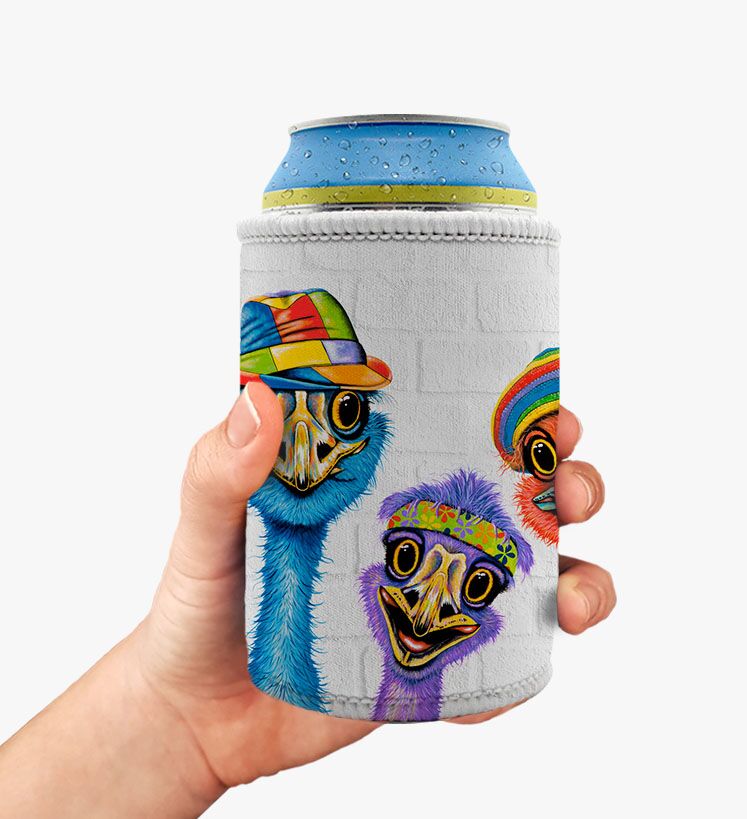 We Still Call Australia Home the Emus - Stubby Holder - Image 1