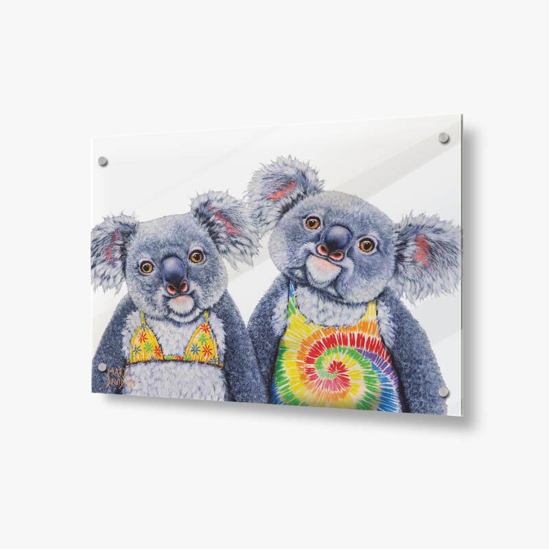 Chillin Downunder the Koalas - Acrylic Glass Panels - Image 1