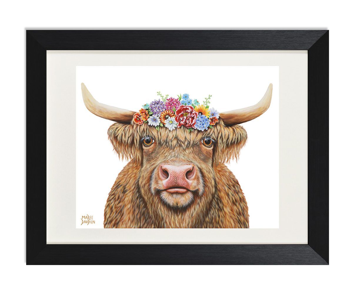 Bonnie the Highland Cow - Print - Image 1