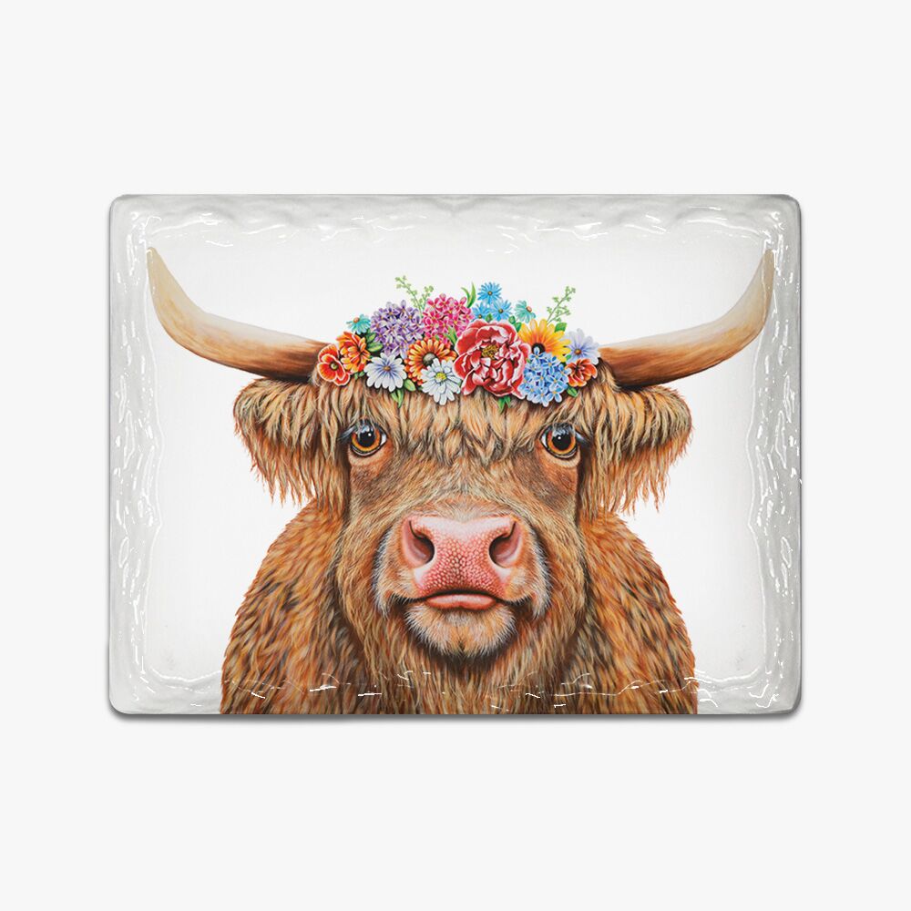 Bonnie the Highland Cow - Ceramic Magnets - Image 1