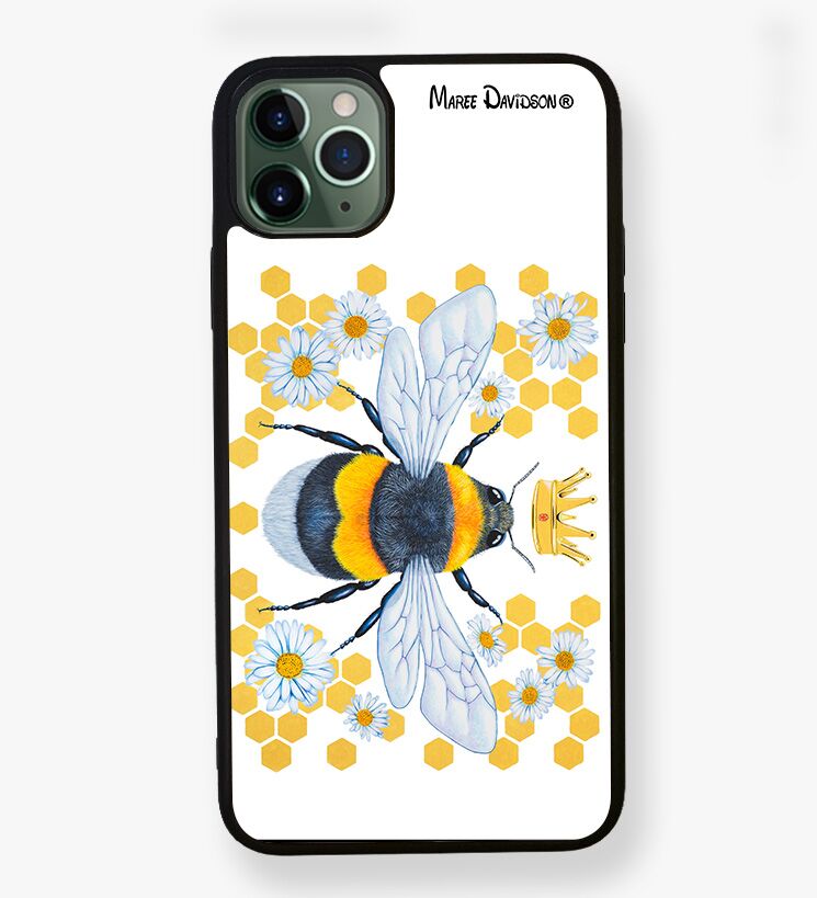 Daisy Queen Bee - iPhone Case - Image 1