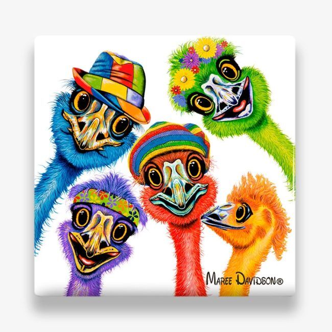 MAREE DAVIDSON キリンのアート作品 Shop - Maree Davidson Art Wallart, Homewares, Phone Cases